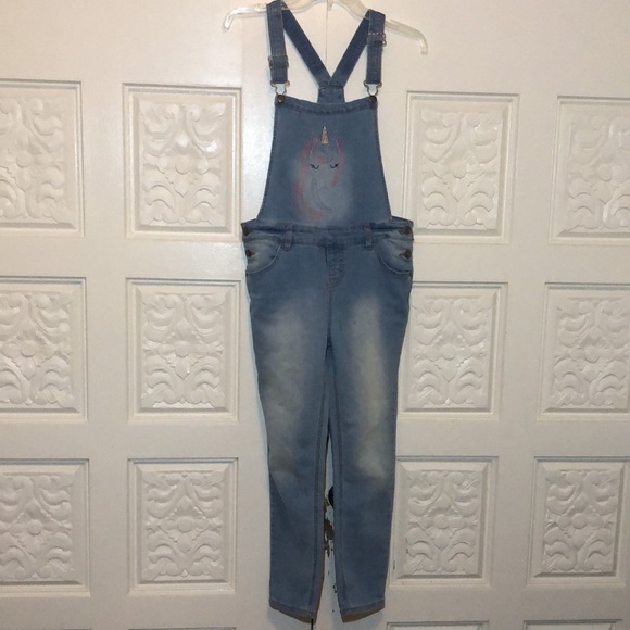 Girl’s Cat & Jack Denim Overall L - Picture 11 of 11